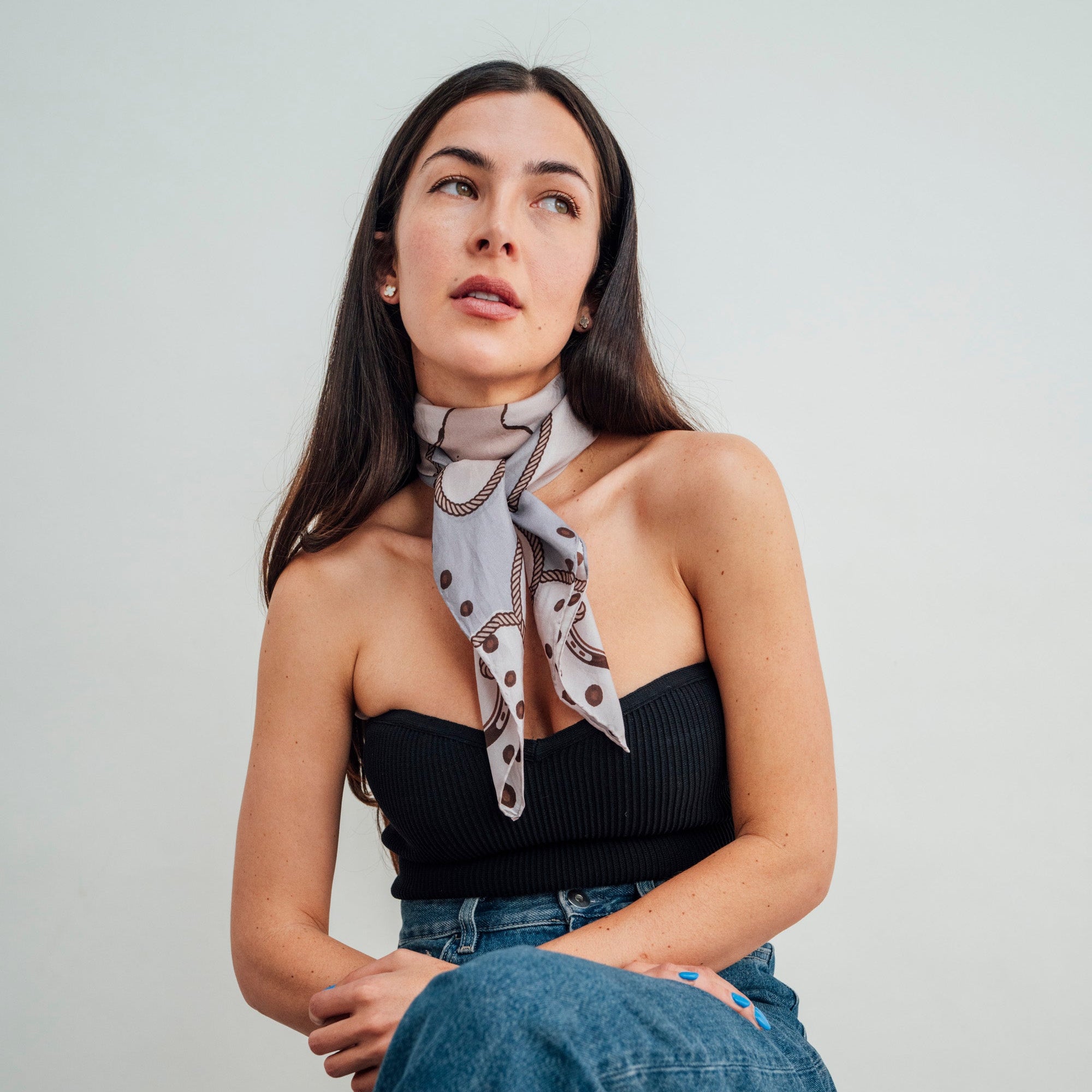 Lasso Wild Rag in Dusty Blue – kitsantafe