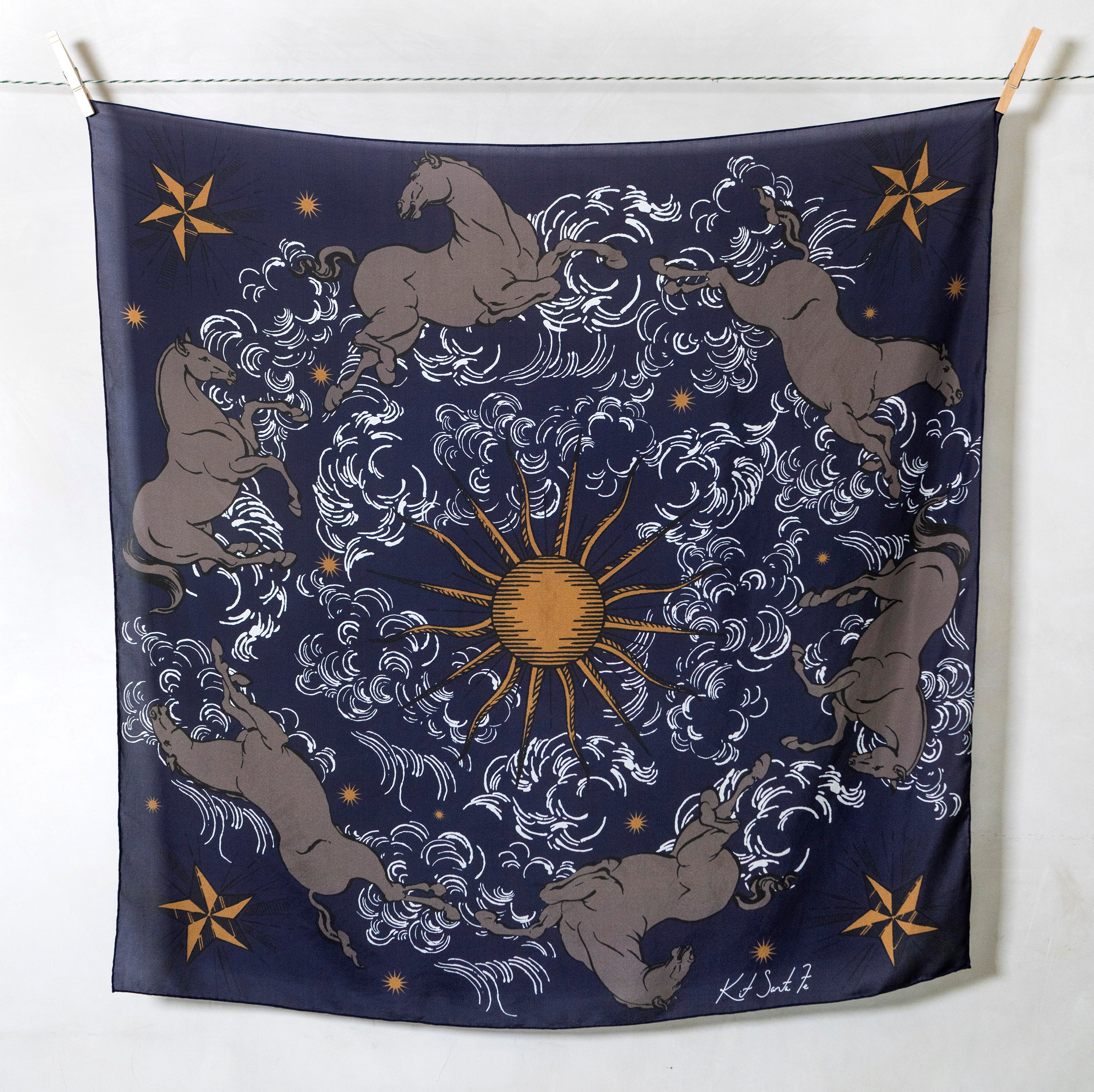 Midnight Celestial Wild Rag – kitsantafe