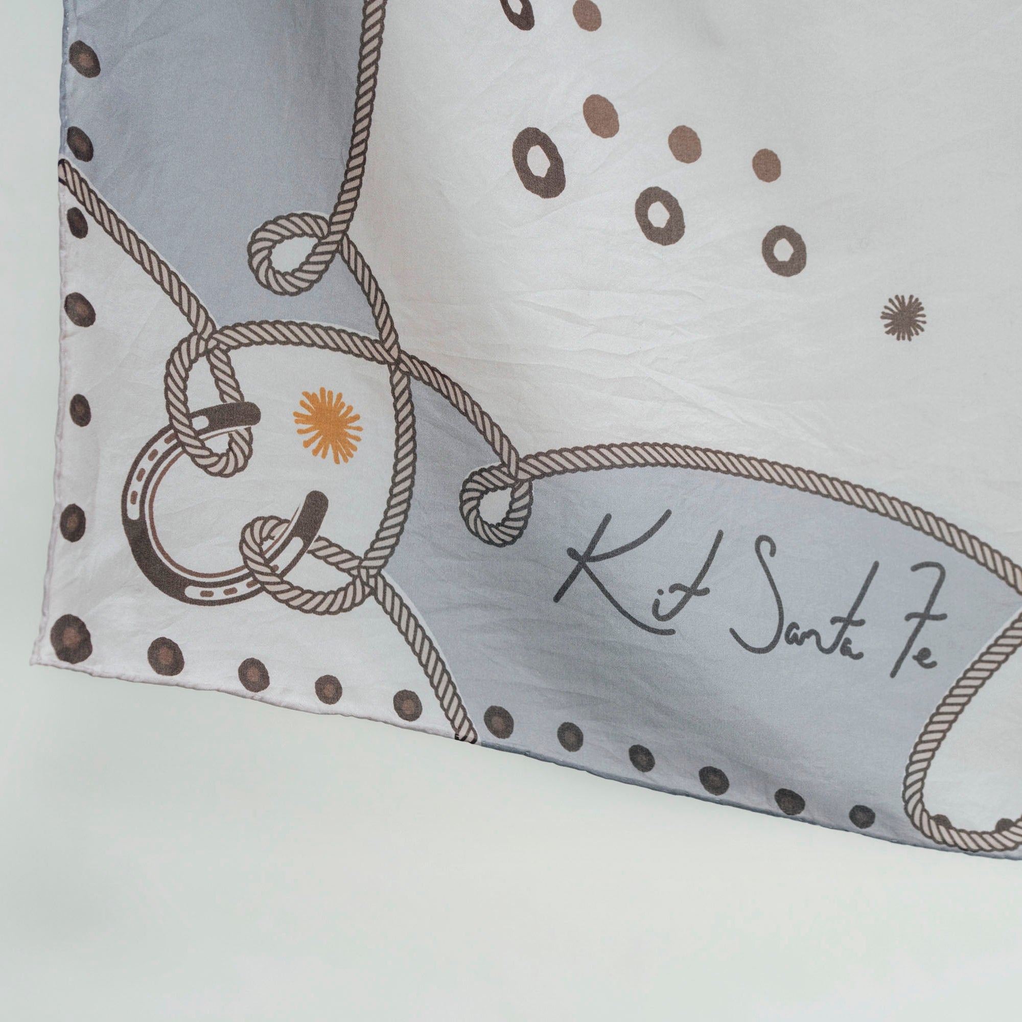 Lasso Wild Rag in Dusty Blue – kitsantafe
