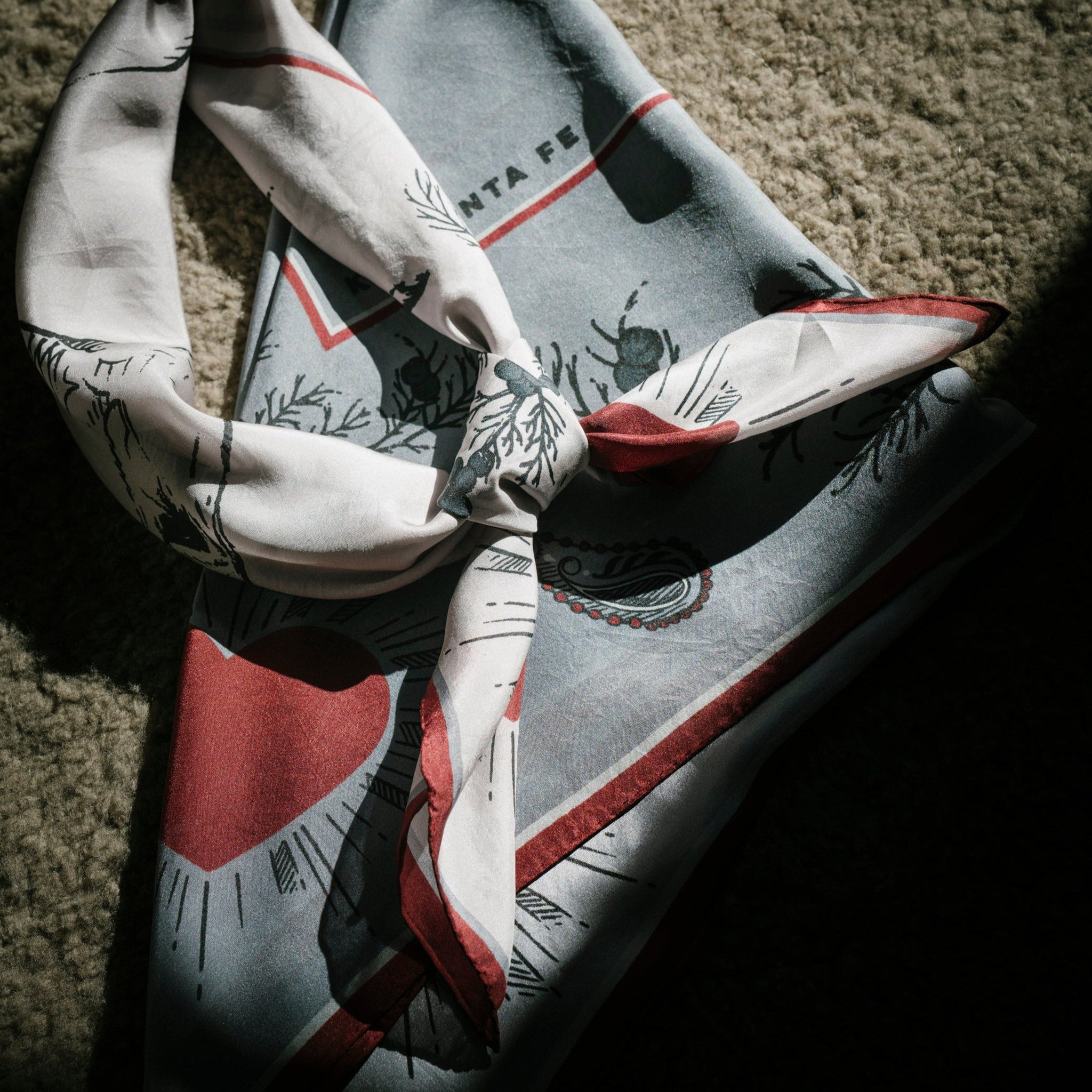 Heart Wild Rag in Cream – kitsantafe