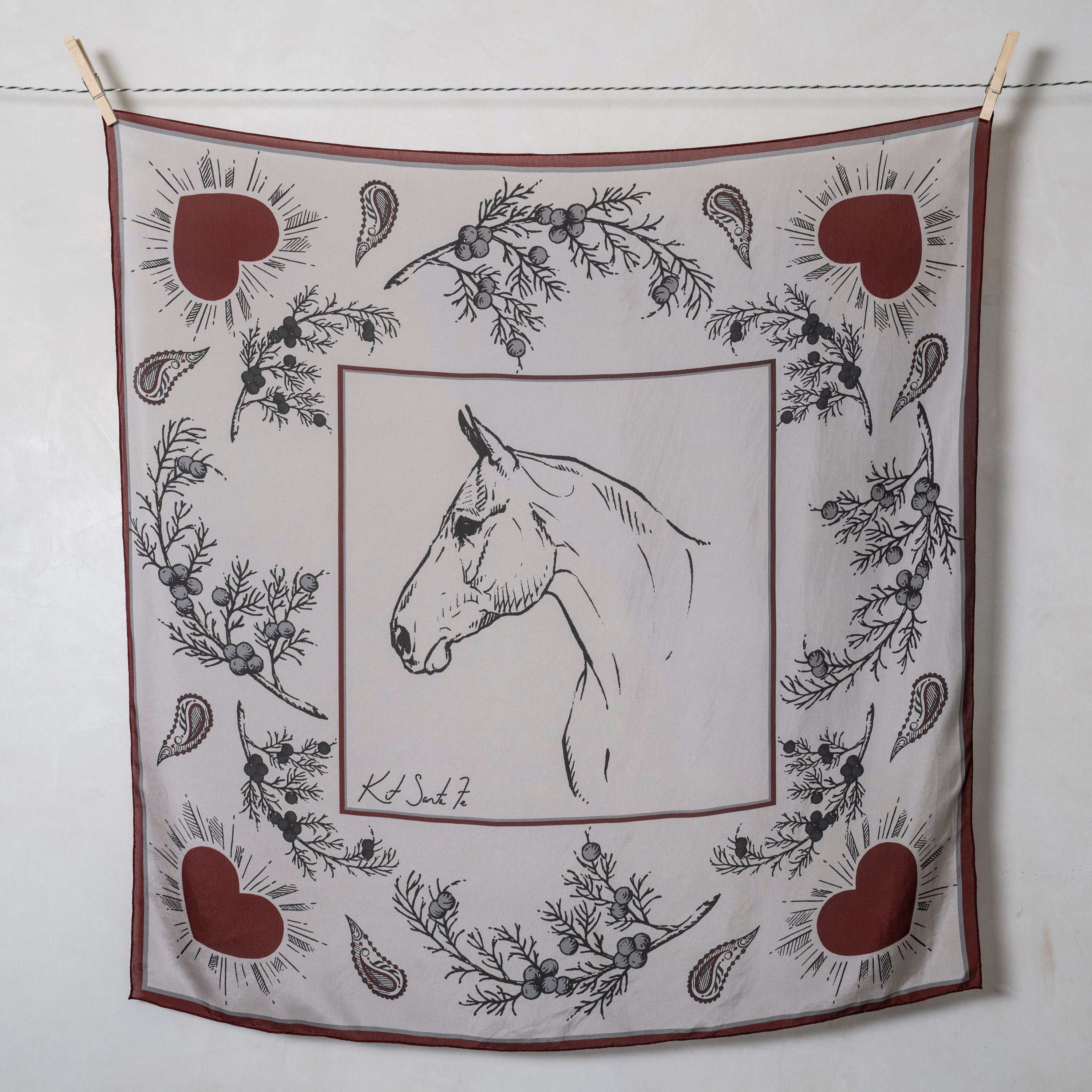 【海外限定】 Wild Rags, equestrian silk scarves – kitsantafe Accessory